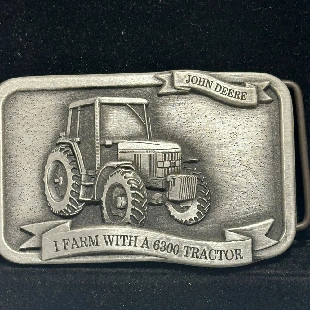 Vintage 1993 John Deere 6300 Tractor I Farm With Farm Collector Belt Buckle
